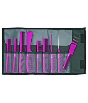 Набор расчесок в чехле JAGUAR A-LINE ION Pink