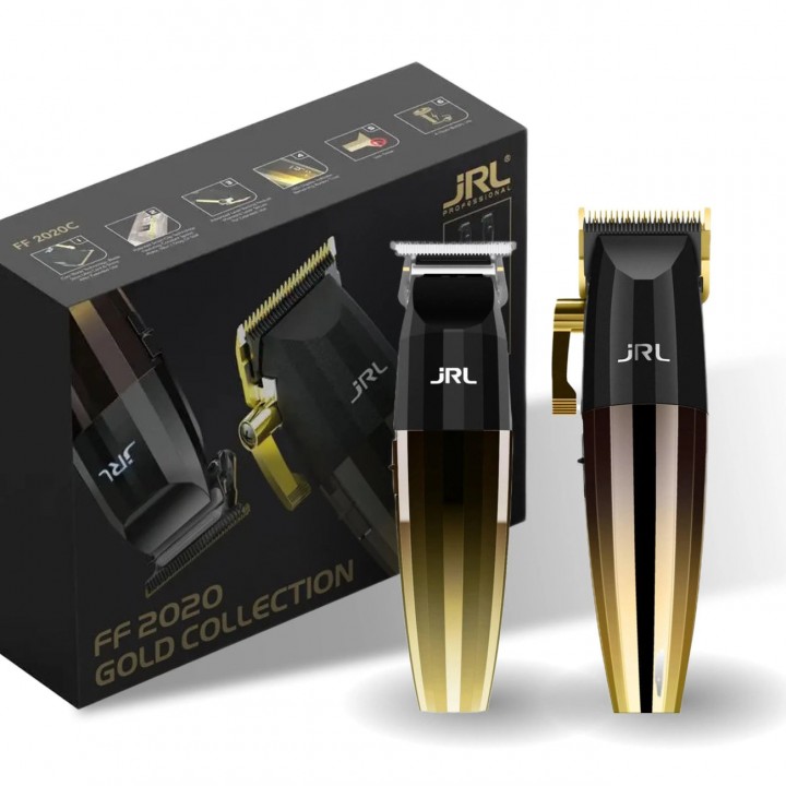 Профессиональный набор машинка + триммер JRL FreshFade 2020 Gold Collection
