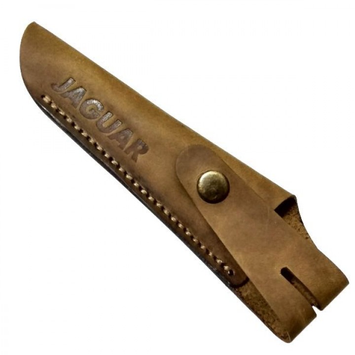 JAGUAR Чехол для ножниц одинарный со строчкой. Цвет "Олива"