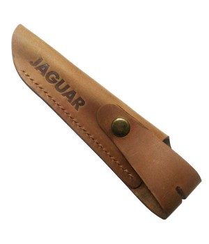 JAGUAR Чехол для ножниц одинарный со строчкой. Цвет "Коньяк"