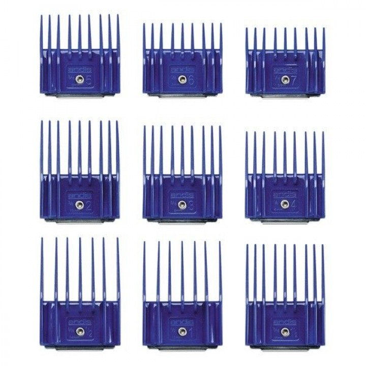 Набор насадок Andis для ножевых блоков, синие