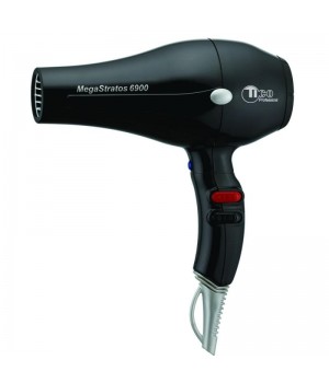 Профессиональный фен для волос TICO Professional Mega Stratos 6900 Black (100000BK)