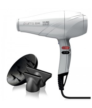 Фен для волос профессиональный GAMA Pluma 5500 Oxy-Active White (SH0902)