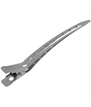 Зажим для волос металлический TICO Professional, длина 90 мм