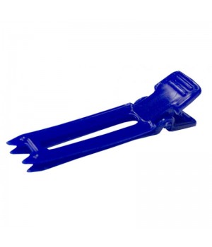 Зажим для волос пластиковый TICO Professional 45 мм/12 шт (300613) синий