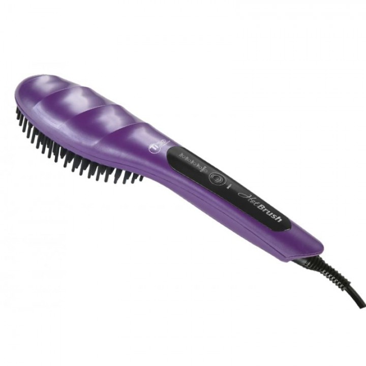Терморасческа для выравнивания волос TICO Professional Hot Brush 100208 Violet